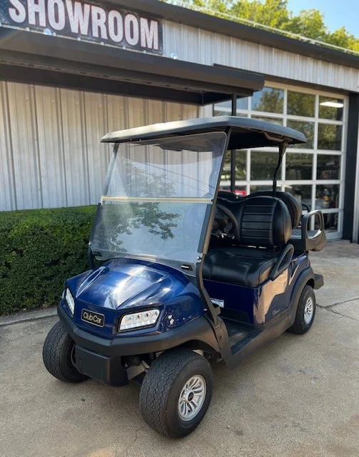 2022 Club Car 4 Passenger Tempo Electric Golf Carts for Sale (Blue) (1)