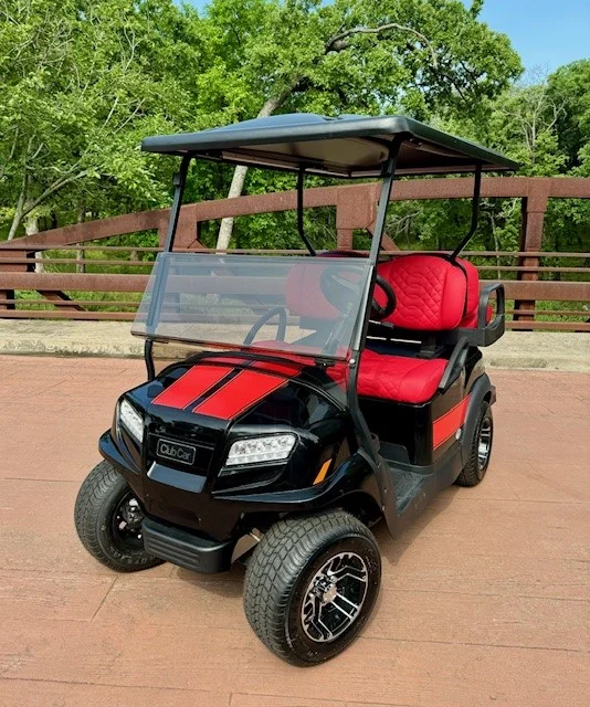 2024 Club Car Onward Tiger Woods Sunday Red 4 Passenger HP Lithium Ion Golf Carts for Sale (1)