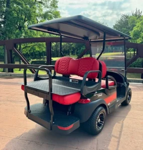2024 Club Car Onward Tiger Woods Sunday Red 4 Passenger HP Lithium Ion Golf Carts for Sale (6)
