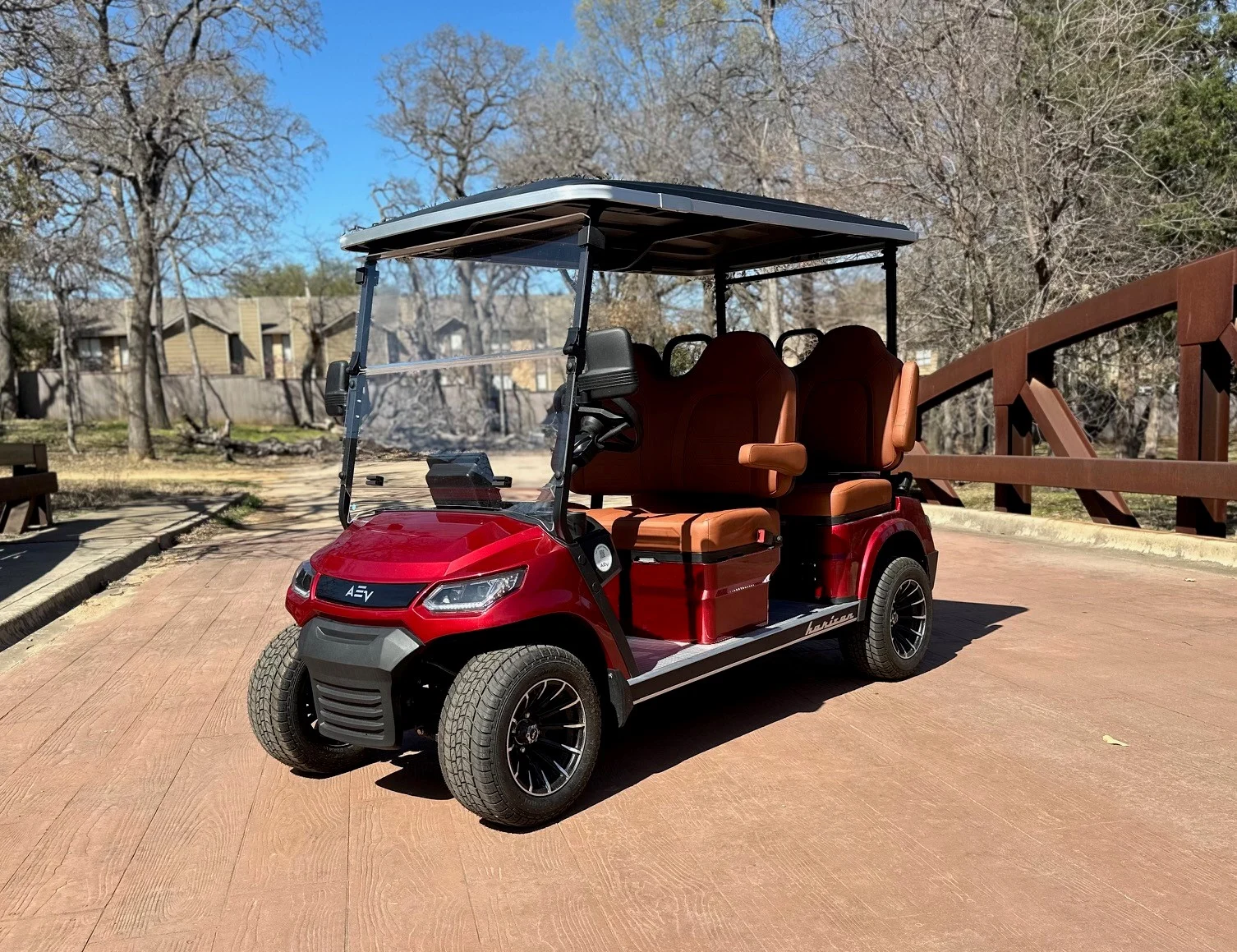 2025 Advanced EV Horizon 4 Passenger Lithium Ion Golf Carts for Sale (1)