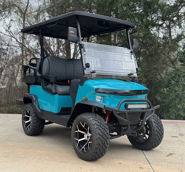 2026 Denago EV Nomad XL 4 Passenger Lifted Lithium Golf Carts for Sale (3)