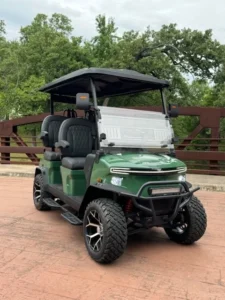 2026 Denago EV Rover XL 4 Passenger Lifted Lithium Ion Golf Carts for Sale (Green) (14)