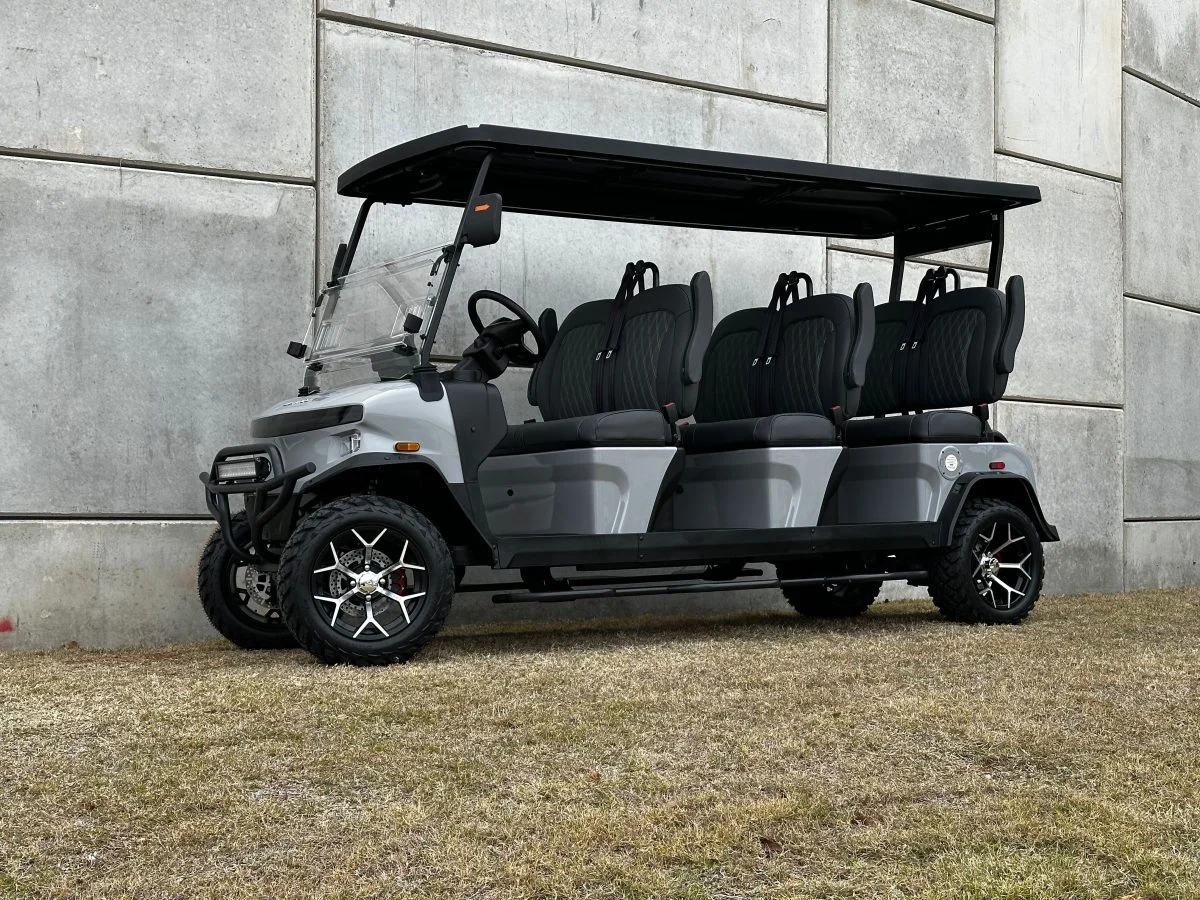2026 Denago EV Rover XXL Lifted Lithium Ion 6 Passenger Golf Carts for Sale (1)